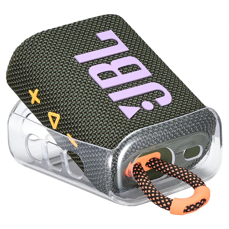 ZOPRORE Travel Protective TPU Carrying Skin Case Cover for JBL GO 3 Portable Bluetooth Waterproof Speaker