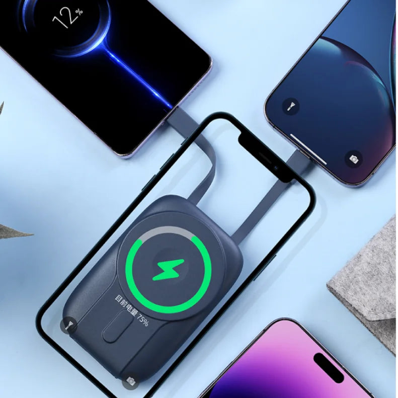 Liliangwei 10000mAh Portable Wireless Power Bank Hot Sale Consumer Electronics 15W Magnetic Output 22.5W Fast LI-Polymer