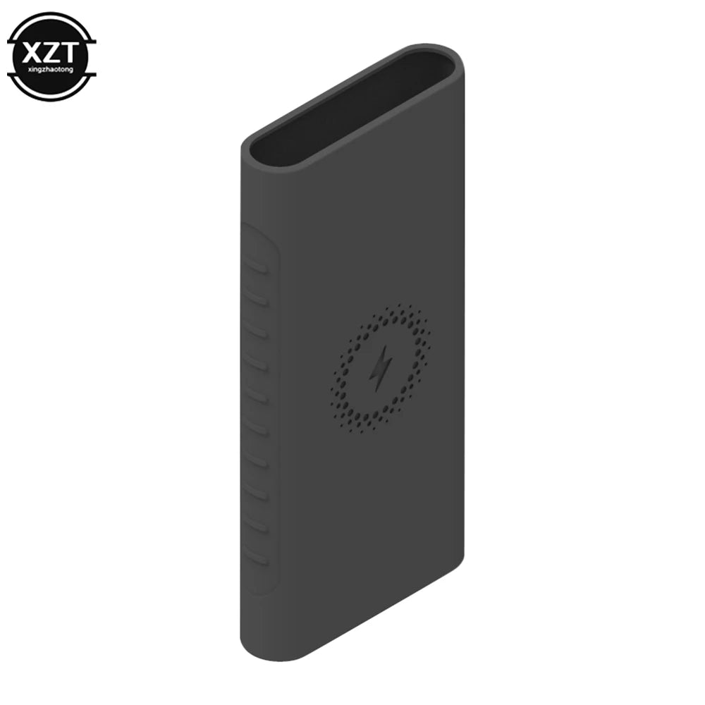Solid Color Silicone Protective Case Cover for Xiaomi Powerbank 10000mAh PLM11ZM  WPB45ZM  PLM13ZM PB100DZM