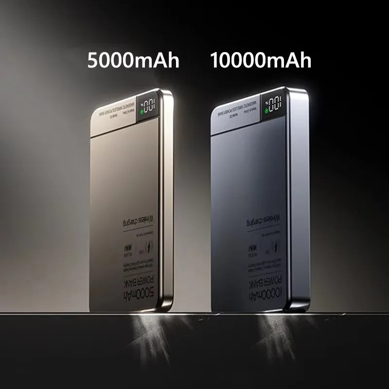 10000mAh Magnetic Qi Wireless Charger Power Bank PD20W Fast Charging Powerbank For Magsafe iPhone 17 16 iWatch Portable Charger