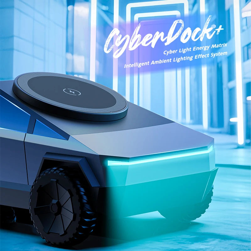 Cyberdock Desktop Stand Qi2 3-in-1 CyberDock Wireless Charging Station for IPhone17 16 15 14 Pro, AirPods, IWatch,Galaxy Watch