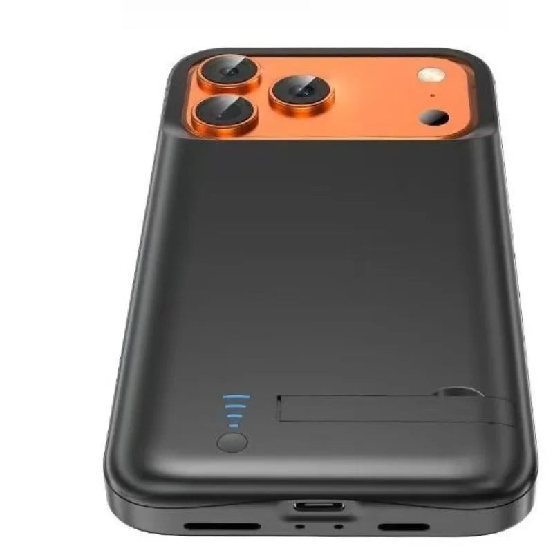 5000mAh 6000mAh Suitable for IPhone 17 Series Back Clip Power Bank Holder Design Phone Case Large Capacity Mobile Power Bank