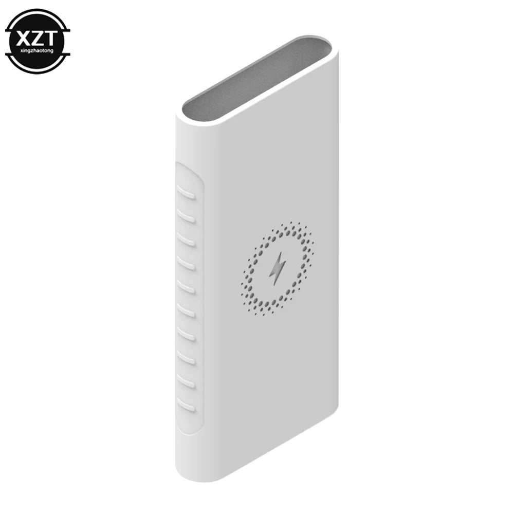 Solid Color Silicone Protective Case Cover for Xiaomi Powerbank 10000mAh PLM11ZM  WPB45ZM  PLM13ZM PB100DZM