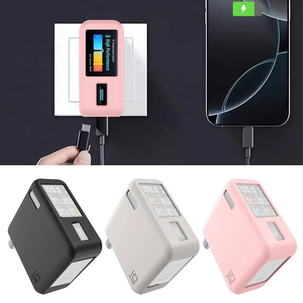 For CUKTECH 10 GaN Charger Ultra Protective Case Dirt And Dust Resistant Shockproof Silicone Case Solid Color Dustproof Protect