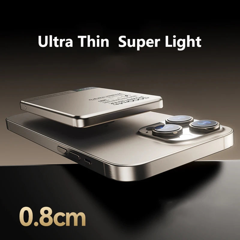 10000mAh Magnetic Qi Wireless Charger Power Bank PD20W Fast Charging Powerbank For Magsafe iPhone 17 16 iWatch Portable Charger