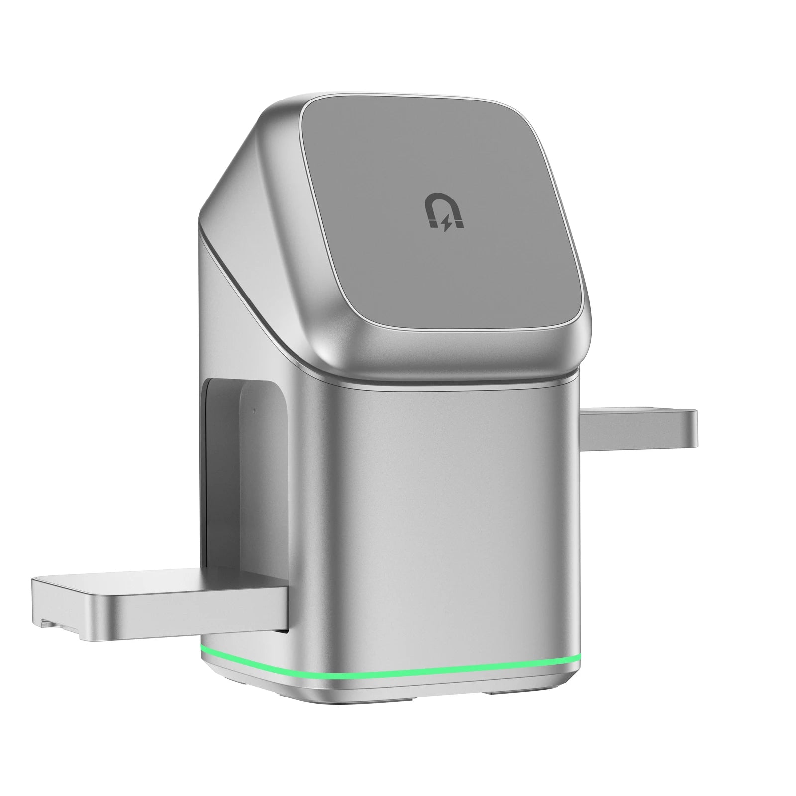 3 in 1 Charging Station iPhone Mag-Safe Charger, Rotating Wireless Charger Stand for iPhone 12~16 Series,iWatch, AirPods