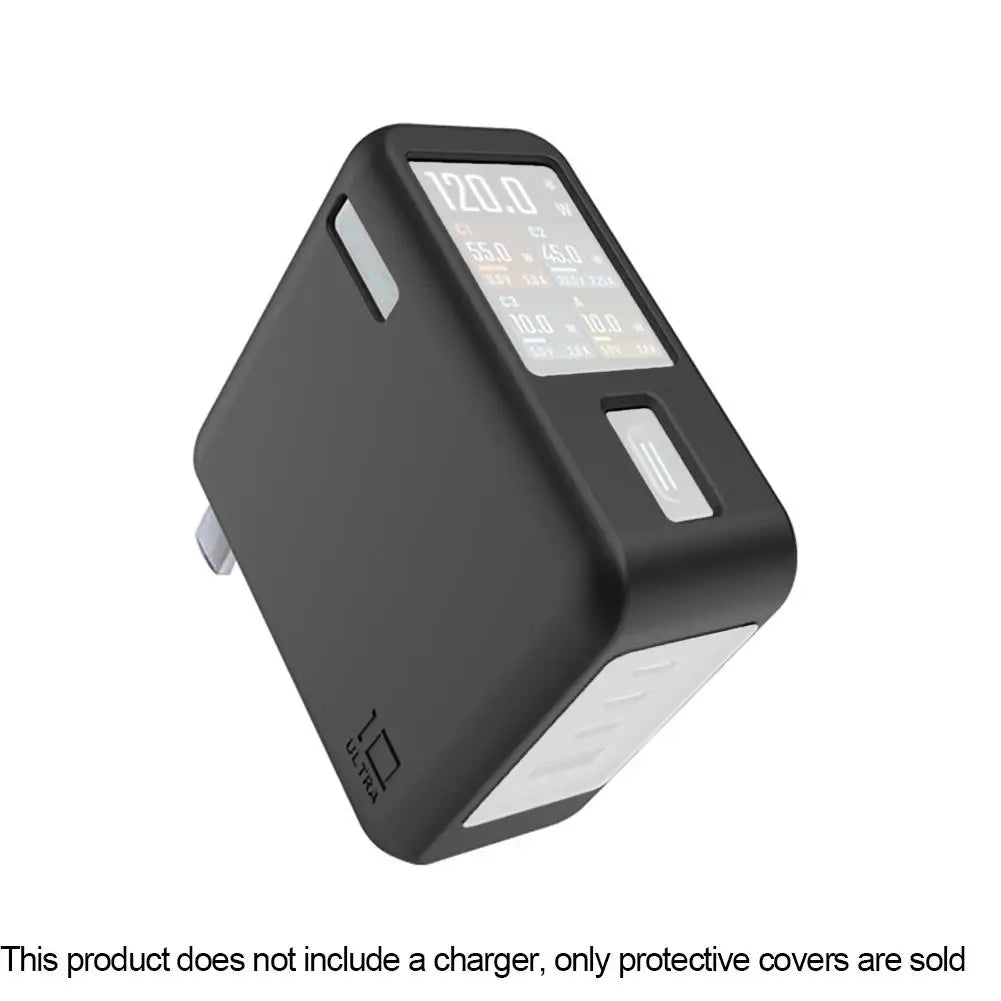 For CUKTECH 10 GaN Charger Ultra Protective Case Dirt And Dust Resistant Shockproof Silicone Case Solid Color Dustproof Protect