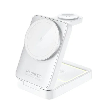 Foldable 3-in-1 Magnetic Wireless Charger