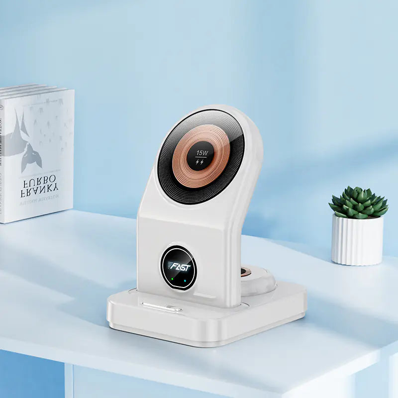 3-in-1 Magnetic Fast Charging Desktop Stand for Devices