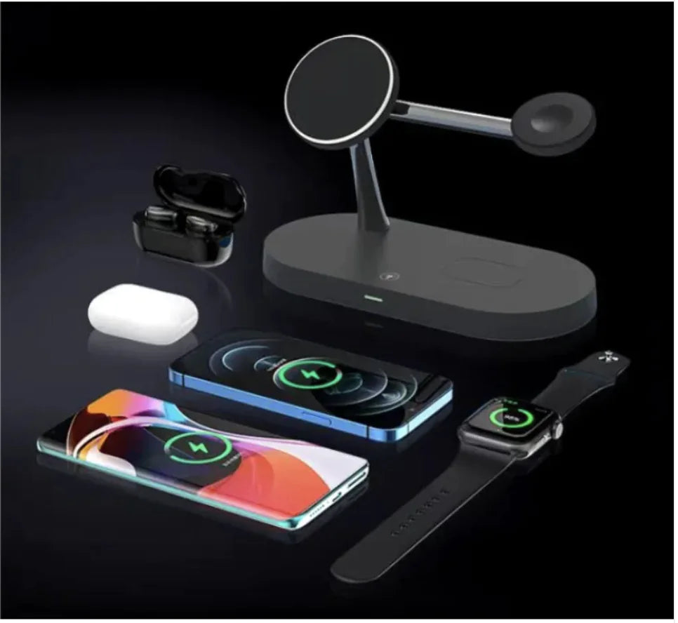 Magnetic 3-in-1 Wireless Charging Stand